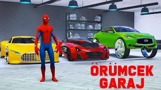 Örümcek Adamın Vizyon Arabalar Garajını Geziyoruz - GTA 5