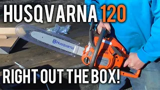 The Husqvarna 120 Chainsaw! | Review