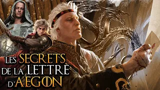 Les théories sur la LETTRE d'AEGON TARGARYEN - Game Of Thrones