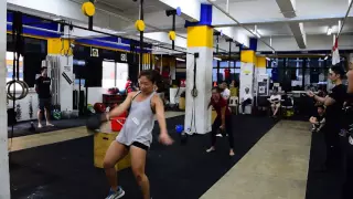 Snatch: Alice Cheong 12kg x 110 & Cheryl Lim 12kg x 145