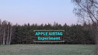 Apple Airtags im Wald versteckt