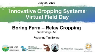 Innovative Cropping Systems Virtual Field Day - Relay Cropping