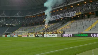 AIK-supportrarnas protest mot villkorstrappan