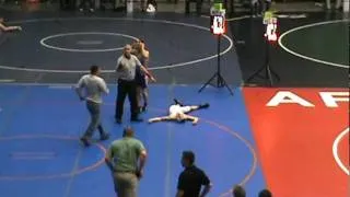 Wrestler Gets Knocked Out (GRAPHIC CONTENT)