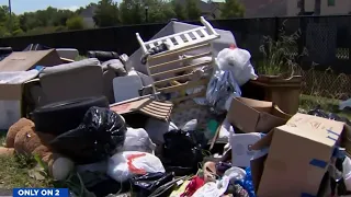Illegal dumping pile removed