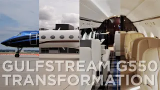 Gulfstream G550 Paint & Interior Transformation