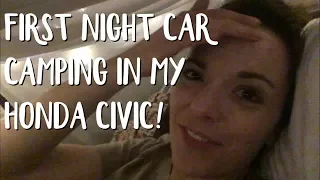 First Night Car Camping in My Honda Civic! #carlife | Road Trip Soul