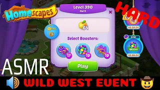 HOMESCAPES Level 390 | HARD | Wild West Event | ❌ NO Boosters | Android Game | ASMR 🔊