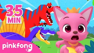 Mix - Melhores Canções dos Dinossauros | + Completo | Pinkfong, Bebê Tubarão! Canções para Crianças