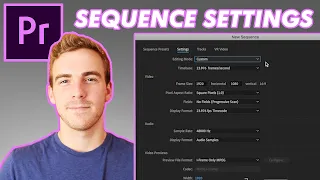 Adobe Premiere Pro Tutorial - Sequence Settings and Export Settings