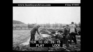 World War One, Defence of Antwerp 1914.  Archive film 97597