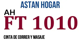 👍 Cinta de 𝗖𝗢𝗥𝗥𝗘𝗥 y 𝗠𝗔𝗦𝗔𝗝𝗘 todo en 1??? ✅ AH FT 1010 de Astan Hogar...cintas de correr amazon 2021