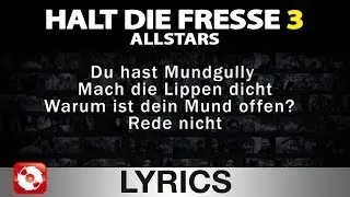 HDF 3 ALLSTARS - AGGROTV LYRICS KARAOKE  (OFFICIAL VERSION)