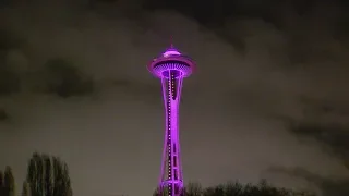 LIVE: Space Needle lights up ahead of New Year's Eve celebration