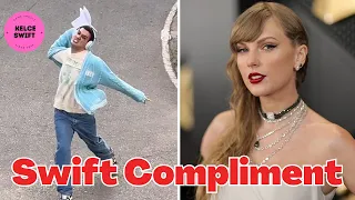 Taylor Swift’s fan CATCHES singers attention with funny music video