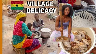 THIS TRADITIONAL FOOD TASTES AMAZING | GHANAIAN WOMAN TEACHES A SIMPLE AFRICAN FOOD RECIPE