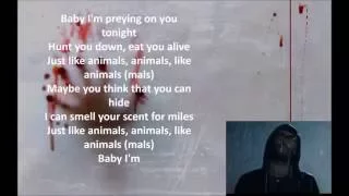 Maroon 5 Animals (sped up) Lyric Video