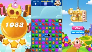 Candy crush saga level 1083 ।Super Hard level। No boosters। Candy crush 1083 help। Sudheer CC Gaming