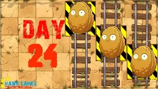 Plants vs Zombies 2 - Wild West - Day 24 [Protect Wall-nut] No Premium