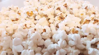 Попкорн без масла .How to make popcorn without butter or oil.