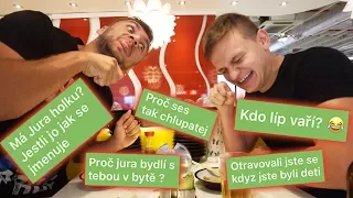 Kdo sní víc? Jura vs. Tary | Sushi Challenge + Ask