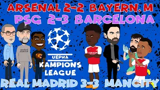 Stalemate In Champions League Quarter Finals First Leg 🏆⚽🔥