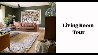 Forest Green Living Room Tour