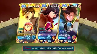 TRIO YOUTUBERS + NEW ATTACK ON TITAN SKIN!!😱 (World's best youtuber in one team!?)
