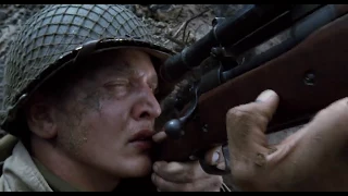 Saving Private Ryan (1998) - Jackson Sniping #1 Omaha Beach [HD]