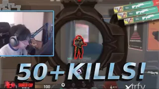 50+ KILLS! MVP! TENZ INSANE JETT VALORANT RANKED GAMEPLAY Full Match VOD