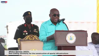 2023 Africa games: Sod cutting ceremony for the constructions of sports facilities