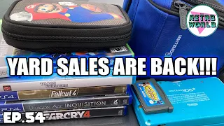 The RETURN of YARD SALES | Live Video Game Hunting Ep. 54