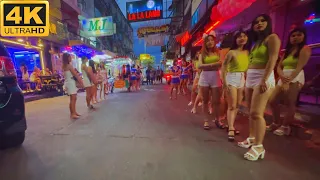 [4K] Pattaya nightlife walking Soi 6 -  Thailand September 2023