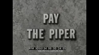 “PAY THE PIPER”  BAPTIST CHURCH ALCOHOLISM AWARENESS / ANTI-DRINKING FILM   XD50134