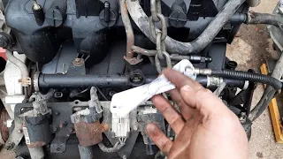 How to disconnect LS fuel lines from fuel rail