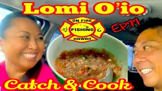 HOW TO MAKE LOMI OIO POKE, HAWAII'S BEST POKE, Lomi O'io, Hawaii Bonefish Catch and Cook, Jenn EP.77