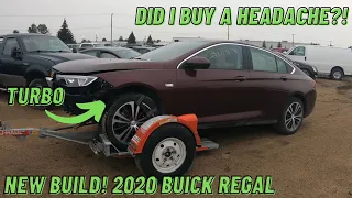 Rebuilding A Wrecked 2020 Buick Regal Sportback | VAUXHALL OPEL INSIGNIA | Part 1