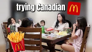 Kids' First Time Eating McDonalds in Canada - @itsJudysLife