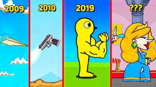 The evolution of Flash games