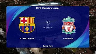 Barcelona vs Liverpool | UEFA Champions League UCL | PES 2021 Gameplay PC