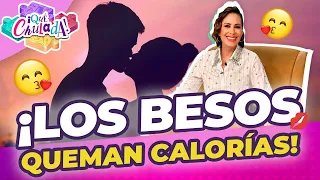 ¿Se queman 90 calorías por 30 minutos de BESOS? Marta Guzmán lo adivinó | ¡Qué Chulada!