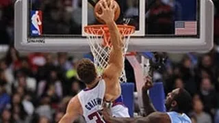 Blake Griffin Reaches Back for the MONSTER Putback Dunk