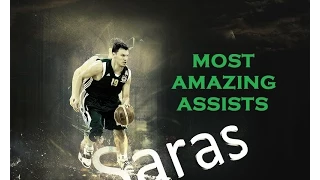 Šarūnas Jasikevičius - Most amazing assists in Panathinaikos | HD