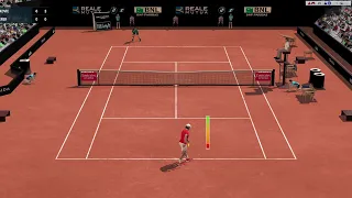 Djokovic vs  Federer  Full Ace Tennis  ATP1000 R32 Roma