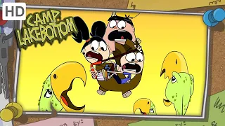 Camp Lakebottom  (HD - Full Episode) Valley of the Iguanasquat/The Legend of Wiggly's Gold