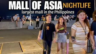 MALL OF ASIA,Philippines-Night walk at the biggest mall in the Philippines [4k]