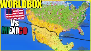 WORLDBOX - MEXICO contra USA, la BATALLA FINAL | Gameplay Español