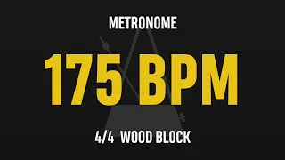 175 BPM 4/4 - Best Metronome (Sound : Wood block)