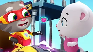 Unlocking New Friend Talking Angela - Talking Tom Hero Dash Gameplay (iOS, Android)