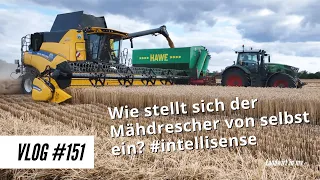 Vlog #151 Wie stellt sich der Mähdrescher selbst ein? #intellisense Wie entwickeln sich die Erträge?